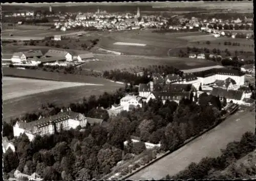 Ak Rottweil am Neckar, Luftaufnahme von  ländliche Umgebung, Häuser, Felder