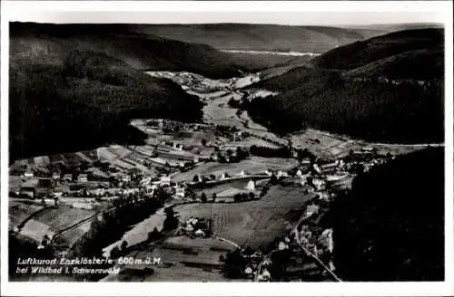 Ak Enzklösterle im Schwarzwald, Fliegeraufnahme