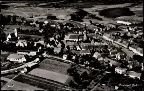 Ak Erbendorf in der Oberpfalz, Luftaufnahme