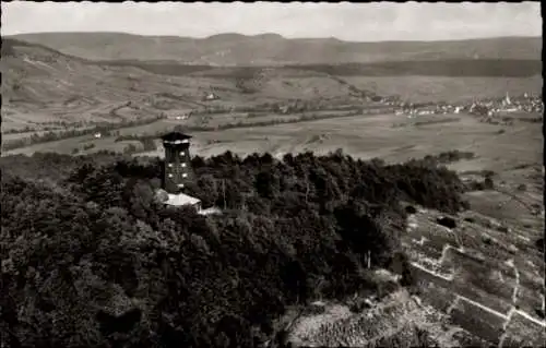 Ak Ensingen Vaihingen an der Enz, Eselsbergturm, Schwäbische Alb, Aussichtsturm, Landschaft, Foto