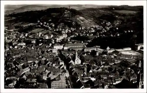 Ak Durlach Karlsruhe in Baden, Fliegeraufnahme