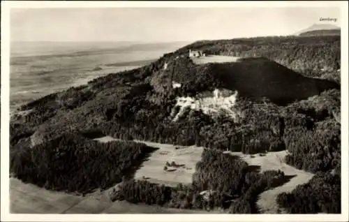 Ak Lemberg in der Pfalz, Luftaufnahme von  Waldlandschaft, Berggaststätte, modern, Restaurant