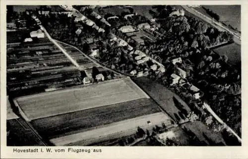 Ak Hovestadt Lippetal in Westfalen, Luftaufnahme von  landwirtschaftliche Flächen, Gebäude
