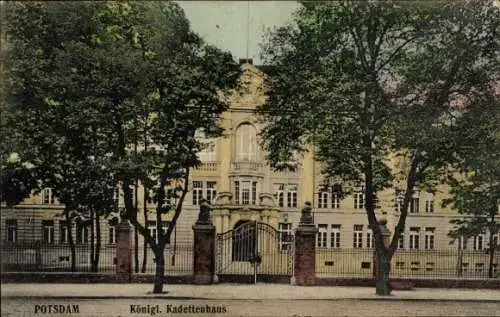 Ak Potsdam, Kadettenhaus, Saarmunder Straße
