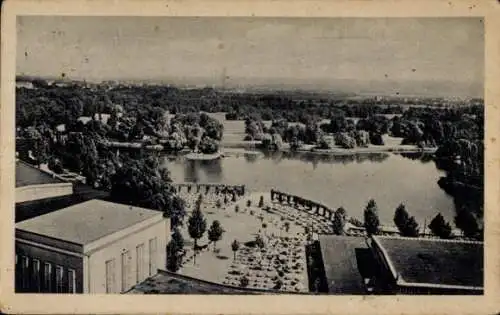 Ak Magdeburg in Sachsen Anhalt, Gaststätten am Adolf Mittag See