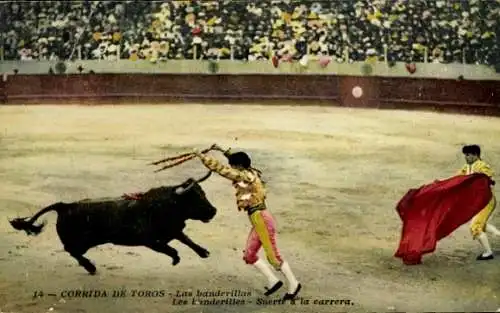 Ak Stierkampf, Las banderillas