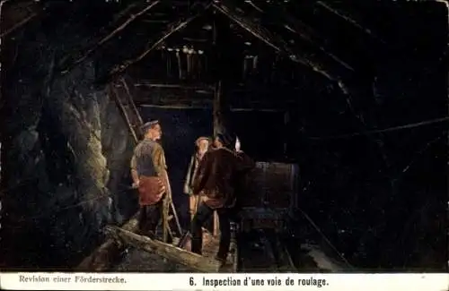 Ak Bergbau, Revision einer Förderstrecke