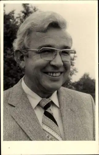 Foto Politiker Manfred Samusch, Oberbürgermeister der Stadt Ahrensburg, Autogramm