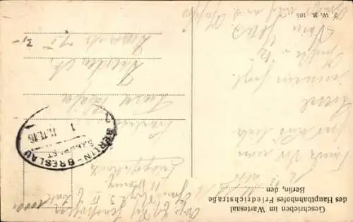 Ak Berlin Mitte, Bahnhof Friedrichstraße