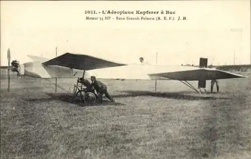 Ak Buc Yvelines, L'Aeroplane Kapferer, Rene Esnault Pelterie, Flugzeug