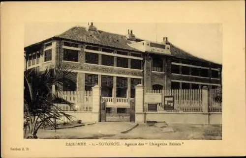 Ak Cotonou Dahomey Benin, Agence des Chargeurs Reunis