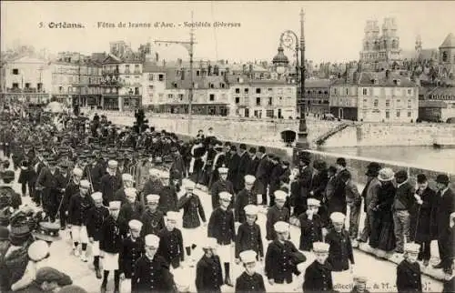 Ak Orléans Loiret, Feierlichkeiten zu Jeanne d'Arc, Festzug