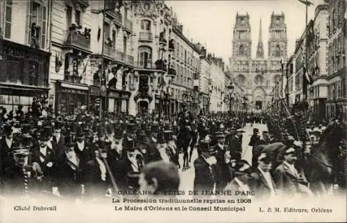 Ak Orléans Loiret, Les Fetes de Jeanne d'Arc, Le Maire d'Orleans, Conseil Municipal