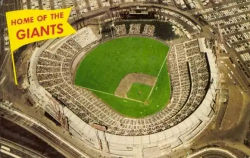 Ak San Francisco Kalifornien USA, Home of the Giants, Candlestick Park, Baseball, 1960 eröffnet