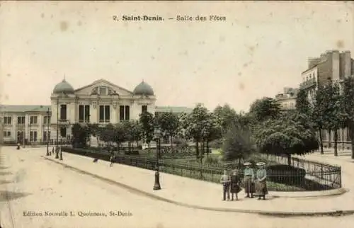 Ak Saint Denis Seine-Saint-Denis, Festsaal