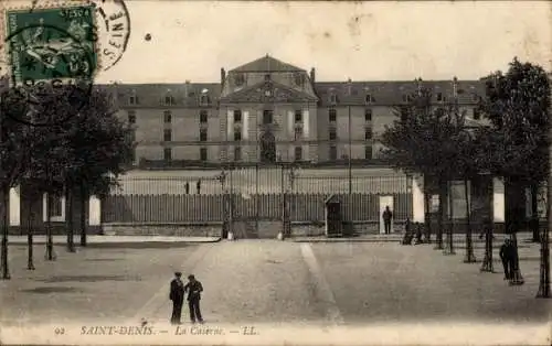 CPA Île Saint Denis Seine Saint Denis, La Caserne