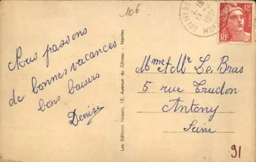 Ak Guémené sur Scorff Morbihan, Kirche