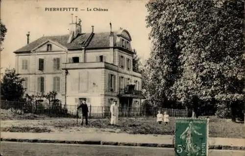 Ak Pierrefitte Seine Saint Denis, Schloss