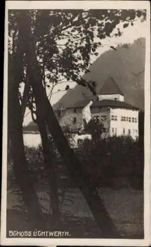 Foto Ak Münster in Tirol, Schloss Lichtwerth