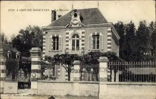 Ak Laroche Migennes Yonne, Rathaus