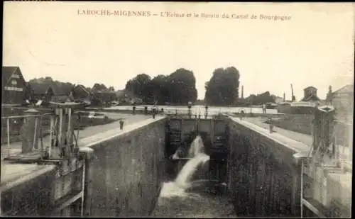 Ak Laroche Migennes Yonne