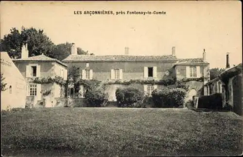 Ak Fontenay le Comte Vendée, Les Arconnieres