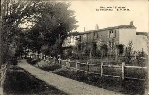 Ak Boulogne Vendée, La Macairiere