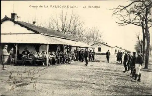 Ak La Valbonne Ain, Camp, La Cantine