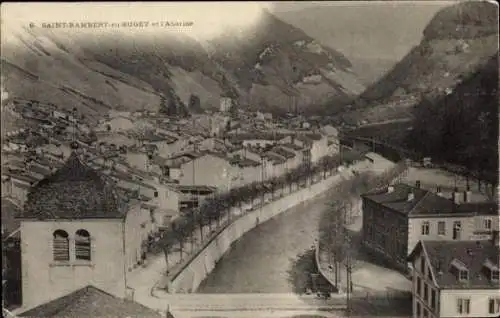 Ak Saint Rambert en Bugey Ain, Panorama, l'Abarine