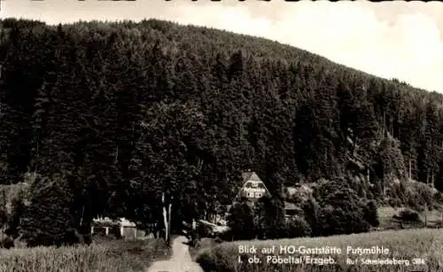 Ak Oberpöbel Dippoldiswalde Sachsen, HO Gaststätte Putzmühle