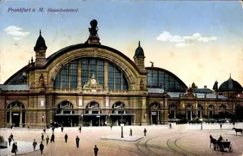 Ak Frankfurt am Main, Hauptbahnhof