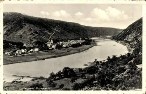 Ak Moselkern an der Mosel, Panorama