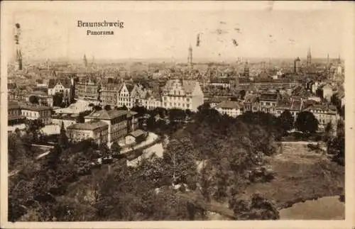 Ak Braunschweig in Niedersachsen, Panoramabilder, Stadtansicht,  Gebäude