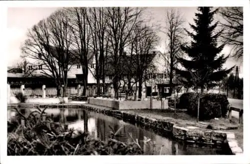 Ak Schönau Bad Heilbrunn in Oberbayern, Cafe Restaurant