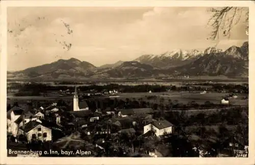 Ak Brannenburg in Oberbayern, Gesamtansicht
