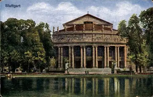 Ak Stuttgart in Württemberg, Landestheater
