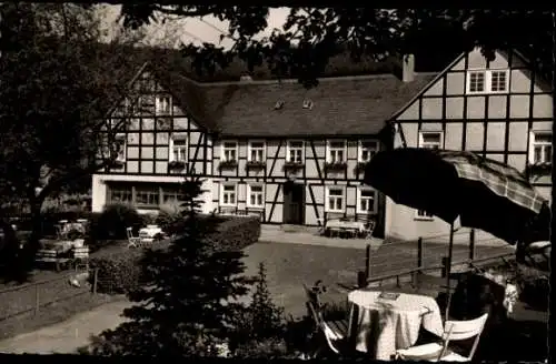 Ak Milchenbach Lennestadt Sauerland, Pension Kuhlmann, Haus Hilmeke