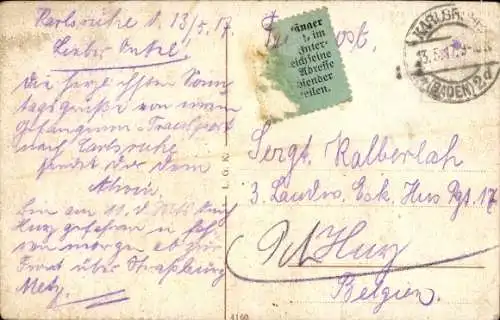 Ak Karlsruhe in Baden, Rheinhafen,  Architektur, Schiffe, ntext