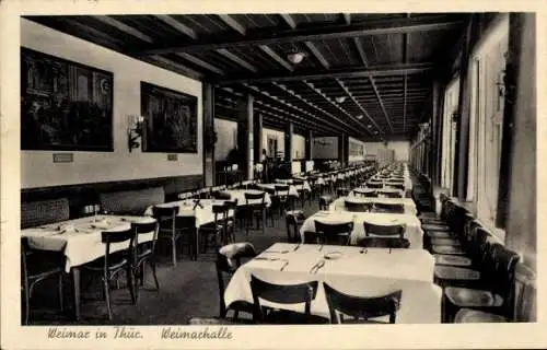 Ak Weimar in Thüringen, Weimarhalle
