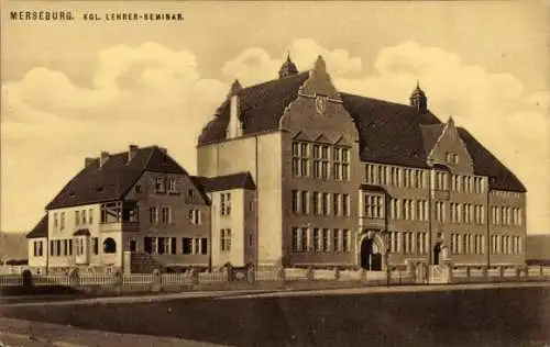 Ak Merseburg an der Saale, Kgl. Lehrer-Seminar
