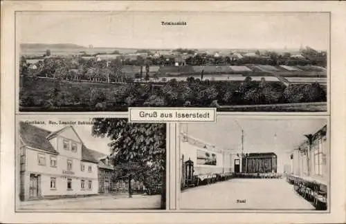 Ak Isserstedt Jena in Thüringen, Gesamtansicht, Saal, Gasthof
