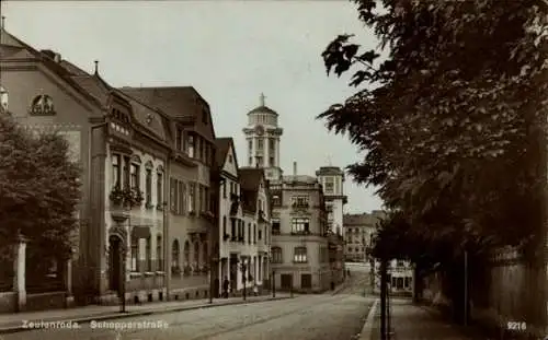 Ak Zeulenroda in Thüringen, Schopperstraße