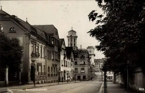Ak Zeulenroda in Thüringen, Schopperstraße