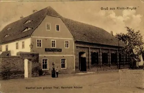 Ak Kayna Zeitz in Sachsen Anhalt, Gasthof zum grünen Tal