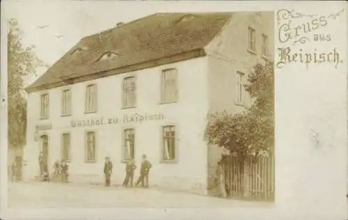 Foto Ak Frankleben Braunsbedra im Saalekreis, Gasthof zu Reipisch