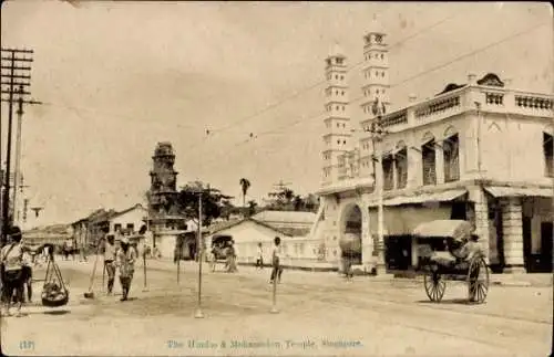 PC Singapore Singapore, The Hindoo and Mohamedan Temple