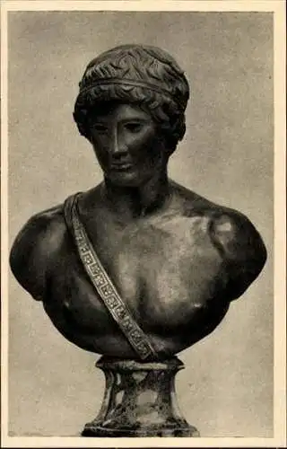 13 alte Ak Skulpturen in der Münchener Glyptothek