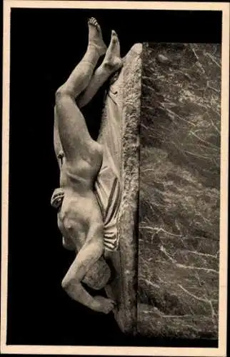 13 alte Ak Skulpturen in der Münchener Glyptothek