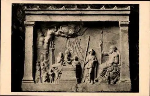 13 alte Ak Skulpturen in der Münchener Glyptothek