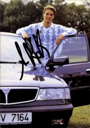 Autogrammkarte Fußballer Alexander Roth, TSV 1860 München, Autogramm